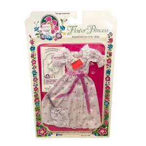 #1100 Vintage Creata Flower Princess Dress for 11 1/2" Dolls